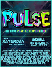 Load image into Gallery viewer, "PULSE." | An EDM Pilates Experience