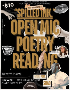 "Spilled Ink." | Open Mic Poetry Reading ft. Shad