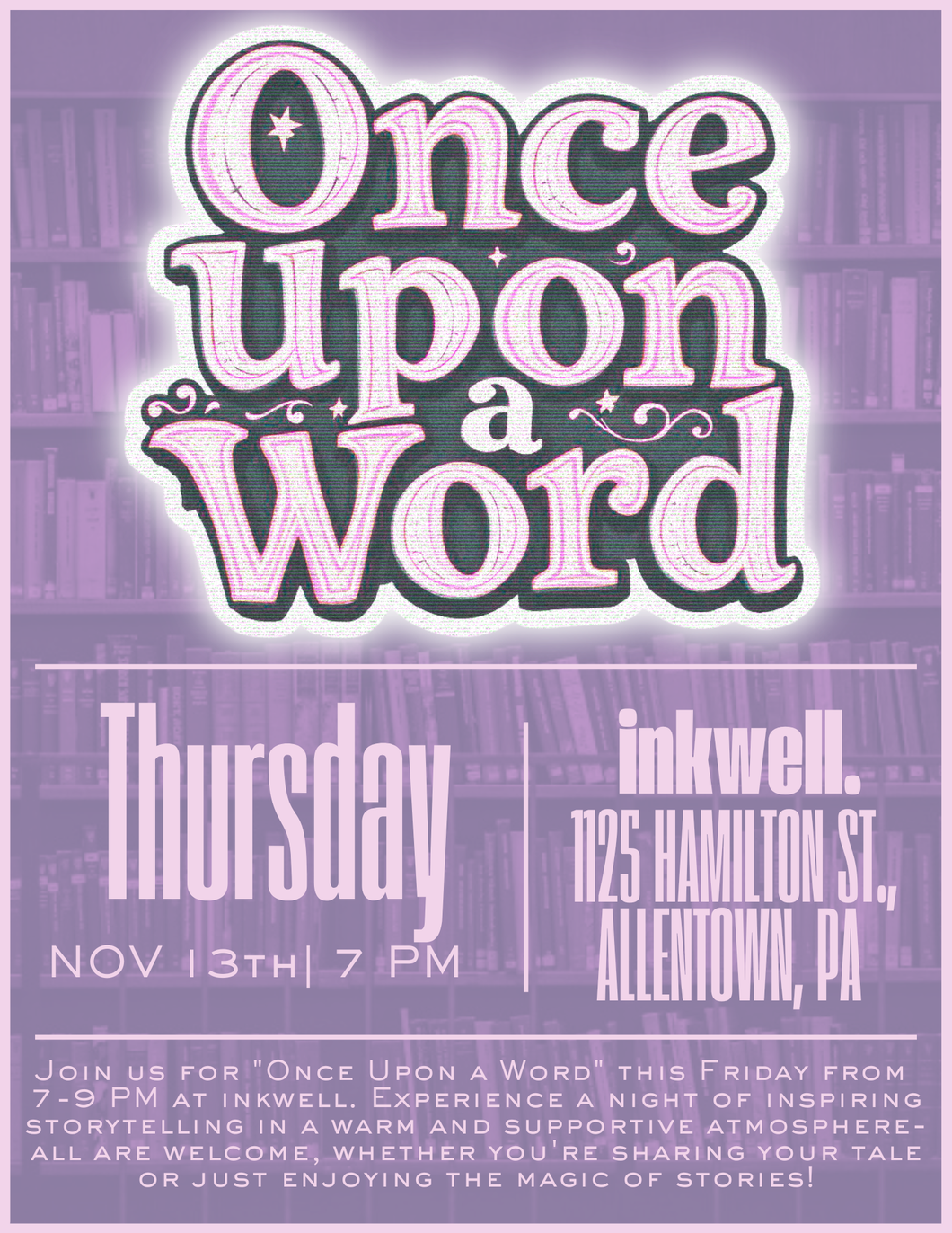 Once Upon A Word | A Storyteller's Showcase
